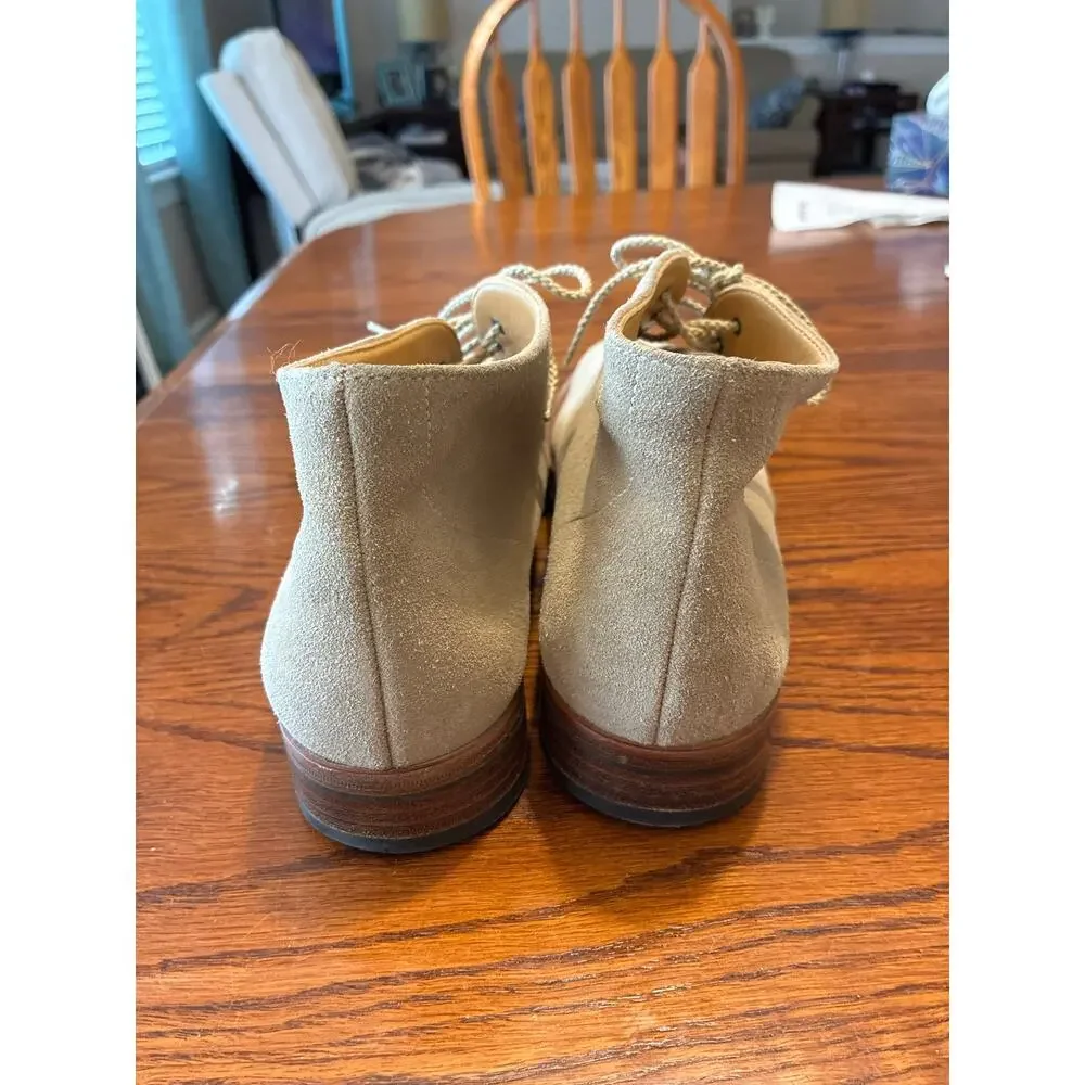 Gravati Suede Leather Lace Up Chukka Boots Tan Men's Size 10